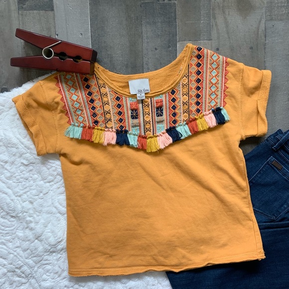 Anthropologie Tops - Anthro Chloe Oliver Tassel Valencia Tee